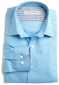 Marc New York Men's Solid Dobby Dress Shirt