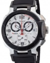 Tissot Men's T0484172703700 T-Race Quartz White Chronograph Dial Watch