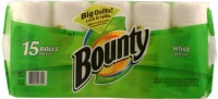 Bounty Paper Towels, White, 15-Count Package