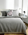 Bar III Ombre Standard Quilted Sham Grey Ombre