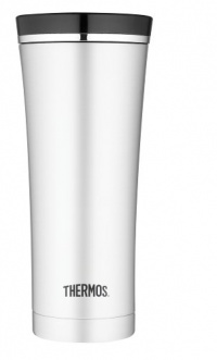 Thermos 16-Ounce Vacuum-Insulated Travel Tumbler, Stainless Steel Thermos 16-Ounce Vacuum-Insulated Travel Tumbler, Stainless Steel