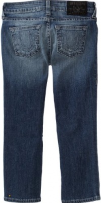 True Religion Girls 7-16 Brooklyn Ultra Skinny Cropped Legging, Independence, 8 True Religion Girls 7-16 Brooklyn Ultra Skinny Cropped Legging, Independence, 8