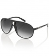 G by GUESS Plastic Sunglasses with G Temple, BLACK/GREY