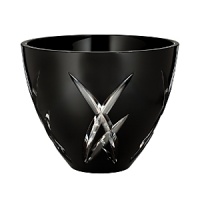 Dramatic and elegant, this deep Waterford Crystal bowl from the Signature Black Collection by John Rocha, features sleek black glass with striking cuts around the base for illuminating contrast. Dramatic and elegant, this deep Waterford Crystal bowl from the Signature Black Collection by John Rocha, features sleek black glass with striking cuts around the base for illuminating contrast.