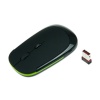 Kinobo Wireless Slimline USB Mouse For Laptops/Desktop PC XP/Vista/Windows 7 (green detail)