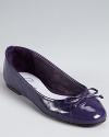 In sleek patent leather, these classic and quilted Delman flats offer timeless style in a range of delectable hues.