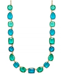 Make an entrance in a cornucopia of cool-tone color. This charming Charter Club collar is embellished with beautiful beads in a 14k gold-plated setting--pairs perfectly with flirty summer dresses. Approximate length: 18 inches + 3 inch extender. Make an entrance in a cornucopia of cool-tone color. This charming Charter Club collar is embellished with beautiful beads in a 14k gold-plated setting--pairs perfectly with flirty summer dresses. Approximate length: 18 inches + 3 inch extender.