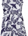 Ella Moss Girl Girls 7-16 Pajaro Print Cami Dress, Nightfall, 10