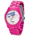 With a design created by music superstar Pink, the purchase of this Whatever It Takes watch helps support those in need.