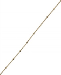 Add a touch of luxury with a simple chain. Giani Bernini's Singapore bracelet is crafted in 24k gold over sterling silver. Approximate length: 9 inches. Add a touch of luxury with a simple chain. Giani Bernini's Singapore bracelet is crafted in 24k gold over sterling silver. Approximate length: 9 inches.