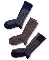 Add some variation to your sock style with this 2-pack from Polo Ralph Lauren. Add some variation to your sock style with this 2-pack from Polo Ralph Lauren.