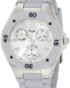 Invicta Women's 1273 Angel Grey Silicone Silver Dial Watch