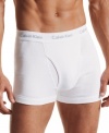 An instant classic from Calvin Klein. This three pack combines boxer-like freedom and brief-like support.