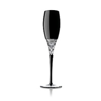 The height of drama, the Eris flute was inspired by moon goddesses and the night. Designer John Rocha creates an exquisitely cut black-cased crystal champagne flute so you can make an undeniable statement. The height of drama, the Eris flute was inspired by moon goddesses and the night. Designer John Rocha creates an exquisitely cut black-cased crystal champagne flute so you can make an undeniable statement.