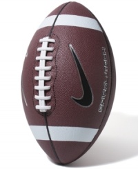 In the leaves or on the sand, this NFHS approved football from Nike will keep the fun going. In the leaves or on the sand, this NFHS approved football from Nike will keep the fun going.