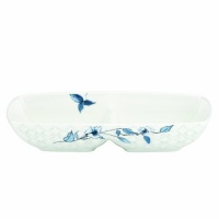 Lenox Simply Fine Watercolor Indigo Blue 11-3/4-Inch Divided Server Lenox Simply Fine Watercolor Indigo Blue 11-3/4-Inch Divided Server