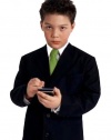 Gino Giovanni Formal Boy Black Suit with Green Tie From Baby to Teen