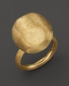 Stunningly textured 18K yellow gold ring from Marco Bicego's Africa Gold Collection.