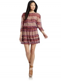 THE LOOKMulticolor paisley stripe designSemi-sheer silk chiffonGathered keyhole neckline with drawstring closureThree-quarter length sleevesDropped elastic waistPleated hemIncludes solid color camisole dressTHE FITAbout 33 from shoulder to hemTHE MATERIALDress: silkCamisole dress: polyesterCARE & ORIGINDry cleanImportedModel shown is 5'11 (180cm) wearing US size Small. THE LOOKMulticolor paisley stripe designSemi-sheer silk chiffonGathered keyhole neckline with drawstring closureThree-quarter length sleevesDropped elastic waistPleated hemIncludes solid color camisole dressTHE FITAbout 33 from shoulder to hemTHE MATERIALDress: silkCamisole dress: polyesterCARE & ORIGINDry cleanImportedModel shown is 5'11 (180cm) wearing US size Small.