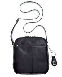 A laid-back design with a go-anywhere attitude, this convenient crossboy from Giani Bernini is the must-have accessory of the season. Buttery-soft leather is discretely outfitted with silvertone hardware, while the surprisingly spacious interior provides plenty of pockets to stash your essentials. A laid-back design with a go-anywhere attitude, this convenient crossboy from Giani Bernini is the must-have accessory of the season. Buttery-soft leather is discretely outfitted with silvertone hardware, while the surprisingly spacious interior provides plenty of pockets to stash your essentials.