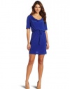 Tiana B Women's Fun and Flirty Solid Jersey Dress