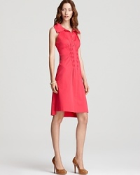 Fit for a garden party, this Elie Tahari dress celebrates classic femininity with a cheery hue and flattering halter silhouette. Team with polished heels and step into the sunlight. Fit for a garden party, this Elie Tahari dress celebrates classic femininity with a cheery hue and flattering halter silhouette. Team with polished heels and step into the sunlight.