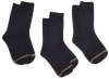 Gold Toe Boy's 8-20 Wide Rib Crew Sock (3 Pair), Navy, Medium (9-2.5)
