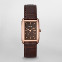 Fossil Adele Leather Watch - Brown and Rose Fossil Adele Leather Watch - Brown and Rose