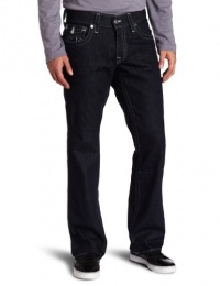 True Religion Men's Ricky Handstitch Logo Straight Leg Jean, Inglorious, 28 True Religion Men's Ricky Handstitch Logo Straight Leg Jean, Inglorious, 28