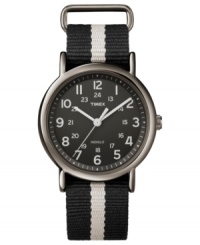 The Timex Weekender collection is the perfect watch for a stylish yet casual look. The Timex Weekender collection is the perfect watch for a stylish yet casual look.