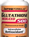Jarrow Formulas Reduced Glutathione 500mg, 60 Capsules
