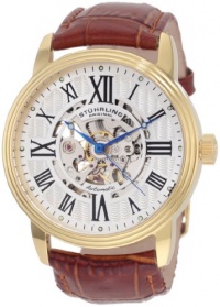 Stuhrling Original Men's 1077.3335K2 Classic Delphi Venezia Automatic Skeleton Brown Watch Stuhrling Original Men's 1077.3335K2 Classic Delphi Venezia Automatic Skeleton Brown Watch