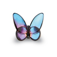 Designed by Evelyne Julienne, this collectible butterfly radiates beauty in iridescent crystal. Designed by Evelyne Julienne, this collectible butterfly radiates beauty in iridescent crystal.