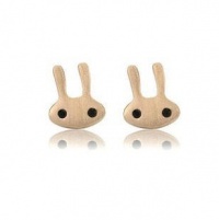 Rose gold earrings super cute bunny Rose gold earrings super cute bunny