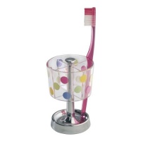 InterDesign Glee Toothbrush Stand, Clear InterDesign Glee Toothbrush Stand, Clear