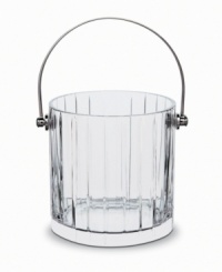 Refined elegance simply stated, the way only Baccarat can. The Harmonie collection features evenly spaced vertical cuts on handmade crystal of the highest quality. This ice bucket has a dashing pattern that suits modern and traditional tastes. Refined elegance simply stated, the way only Baccarat can. The Harmonie collection features evenly spaced vertical cuts on handmade crystal of the highest quality. This ice bucket has a dashing pattern that suits modern and traditional tastes.