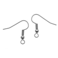 Surgical Steel Earring Hooks Hypo-Allergenic (100) Surgical Steel Earring Hooks Hypo-Allergenic (100)
