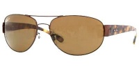 Ray-Ban Sunglasses RB3448 / Frame: Brown with Tortoise Temples Lens: Brown Polarized (63mm) Ray-Ban Sunglasses RB3448 / Frame: Brown with Tortoise Temples Lens: Brown Polarized (63mm)