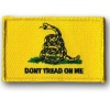 Gadsden Don't Tread On Me Tactical Patch - Yellow