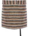 Theory Dark Sand 'Ronali' Cotton Linen Striped Mini Skirt 10