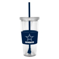 NFL Dallas Cowboys Lidded Cold Cup with Straw NFL Dallas Cowboys Lidded Cold Cup with Straw