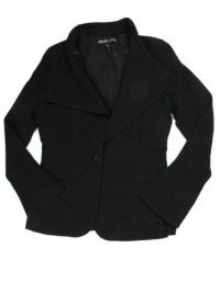 Elizabeth & James womens jim2 wide collar button up blazer jacket