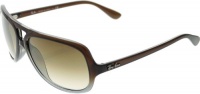 Ray-Ban 4162 824-51 Brown and Light Blue Gradient 4162 Aviator Sunglasses Lens Category 2