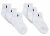 Polo Ralph Lauren boys infant-toddler quarter socks 6pairs - 6-12 months