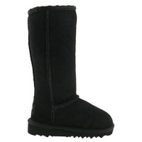 UGG Australia Kids Classic Tall Boots - Black, Size 6 UGG Australia Kids Classic Tall Boots - Black, Size 6