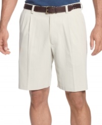 Take the shortest path to cool warm-weather style in these sand-washed, pleated shorts from Tommy Bahama. Take the shortest path to cool warm-weather style in these sand-washed, pleated shorts from Tommy Bahama.