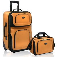 US Traveler Rio Two Piece Expandable Carry-On Luggage Set US Traveler Rio Two Piece Expandable Carry-On Luggage Set