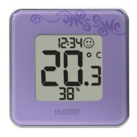 La Crosse Technology 302-604P Purple Indoor Digital Thermometer & Hygrometer Station with Comfort level icon La Crosse Technology 302-604P Purple Indoor Digital Thermometer & Hygrometer Station with Comfort level icon