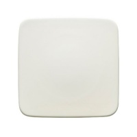 Waechtersbach Small Flat Square Plates, Set of 2, Ivory Waechtersbach Small Flat Square Plates, Set of 2, Ivory