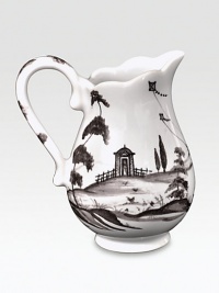 A winsome yet modern pitcher features age-old decorative techniques in fine stoneware, lending a dash of adventure to any culinary creation. From the Country Estate CollectionCeramic stoneware3 oz. capacity3½ highDishwasher- & microwave-safeImported A winsome yet modern pitcher features age-old decorative techniques in fine stoneware, lending a dash of adventure to any culinary creation. From the Country Estate CollectionCeramic stoneware3 oz. capacity3½ highDishwasher- & microwave-safeImported